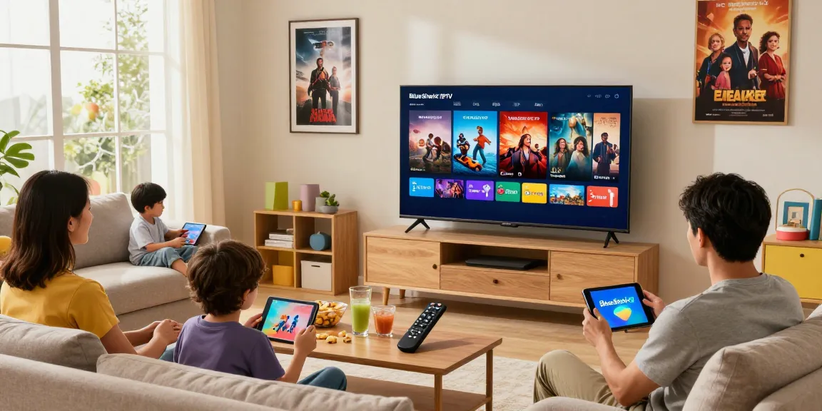 Experience family entertainment with BlueShark IPTV streaming in HD and 4K quality.