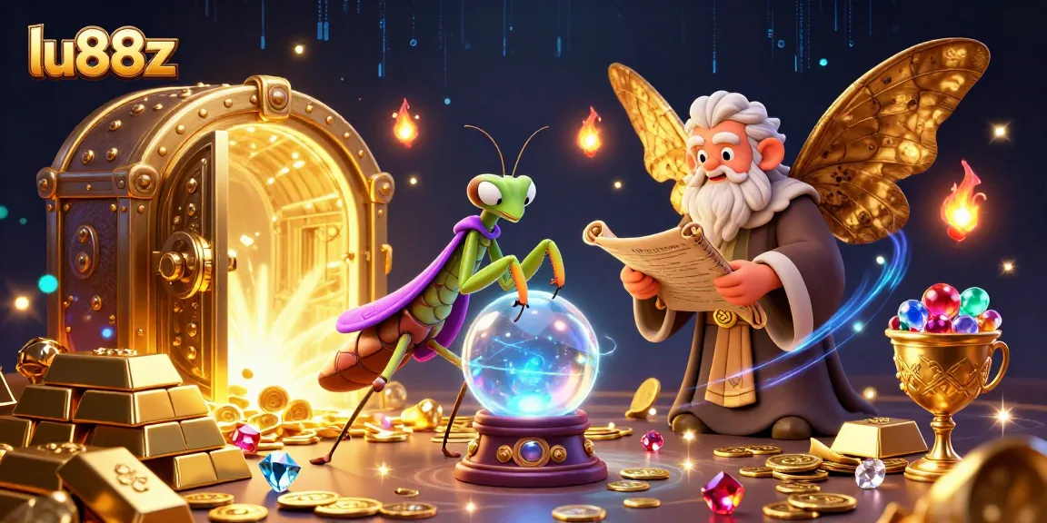lu88z features an enchanting 3D scene with fortune tellers and treasures at the casino