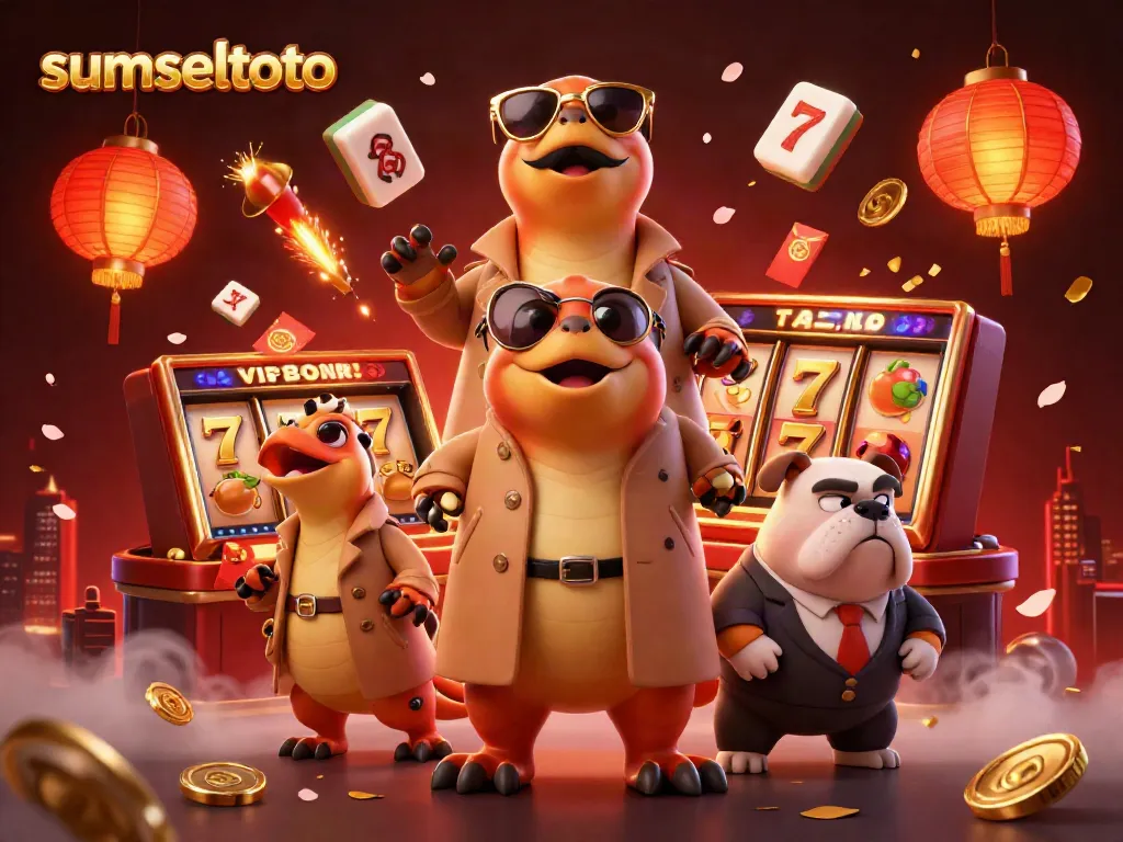 Play thrilling games at sumseltoto, where three raptors charmingly disguise themselves to enter a VIP casino lounge.