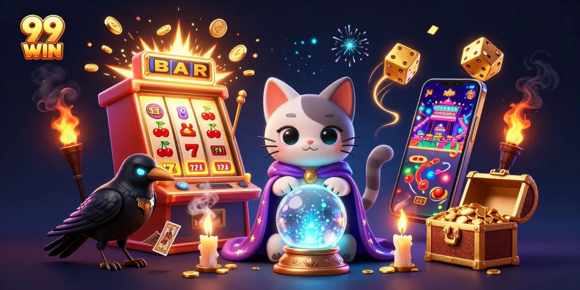 Experience thrilling gameplay at 99 WIN with vibrant slot machines and engaging characters.
