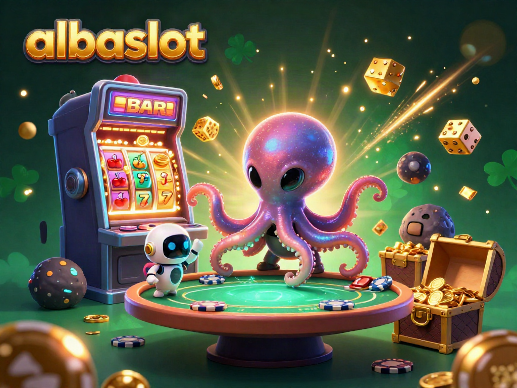 ALBASLOT menyajikan pengalaman berjudi interaktif dengan elemen permainan 3D yang menarik dan futuristik.