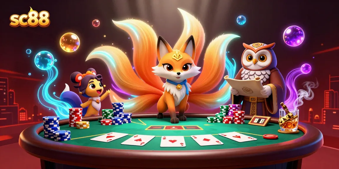 Experience the thrilling world of sc88 with colorful characters and immersive casino elements.