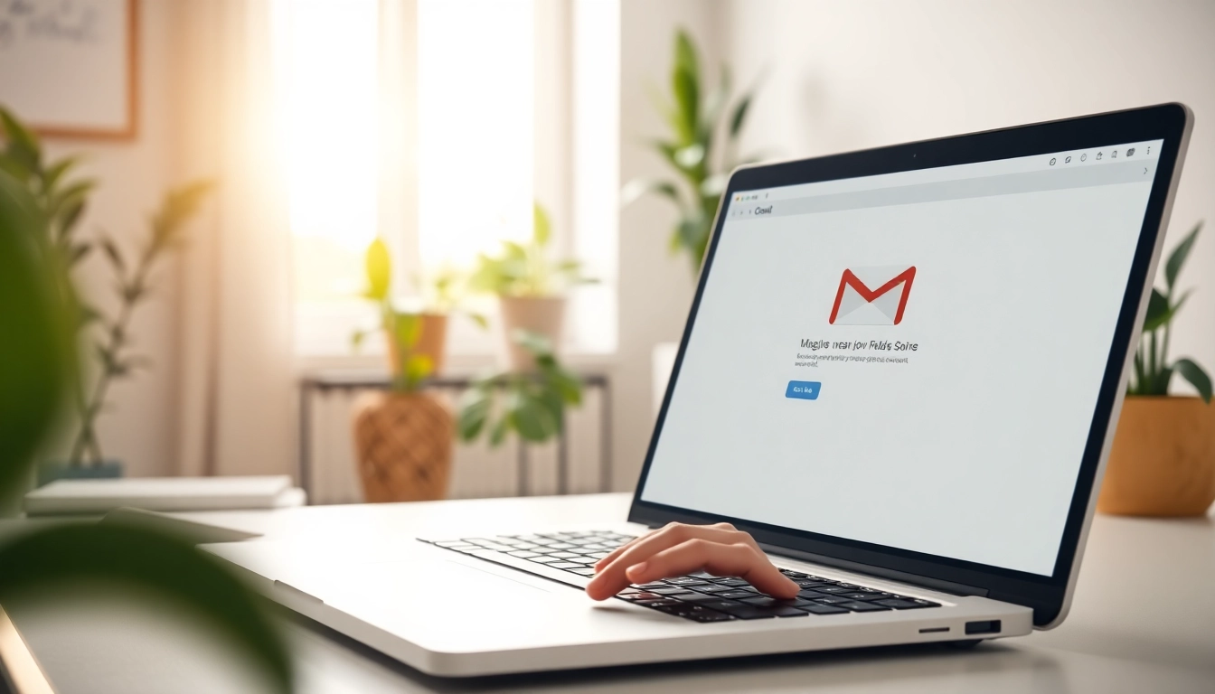 高效地使用gmail下载在现代办公空间中工作的情况。
