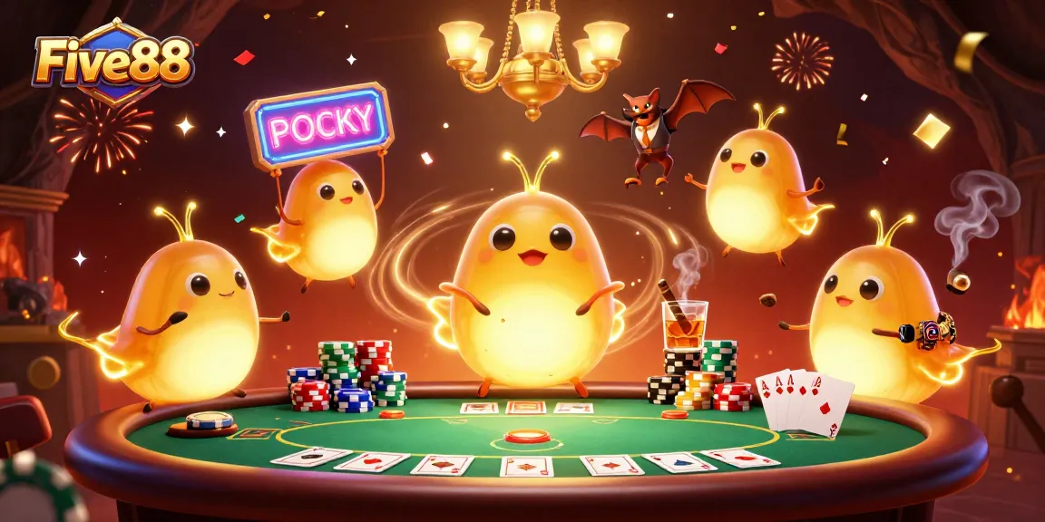Experience exciting games at Five88 with vibrant glowworms and dynamic poker action.