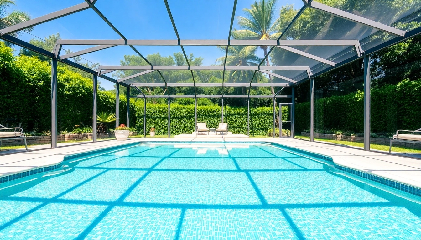 Enhance your backyard with a stylish Pool Enclosure that blends nature and modern design.
