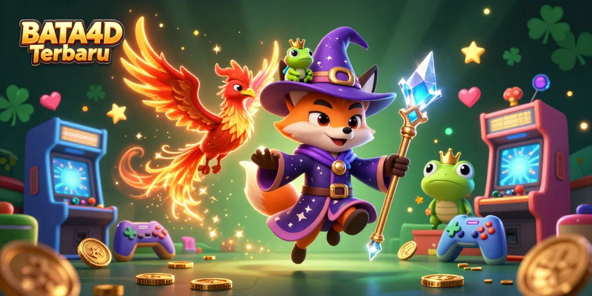 Experience the magic of BATA4D Terbaru: a vibrant 3D casino world filled with enchanted characters and gaming excitement.