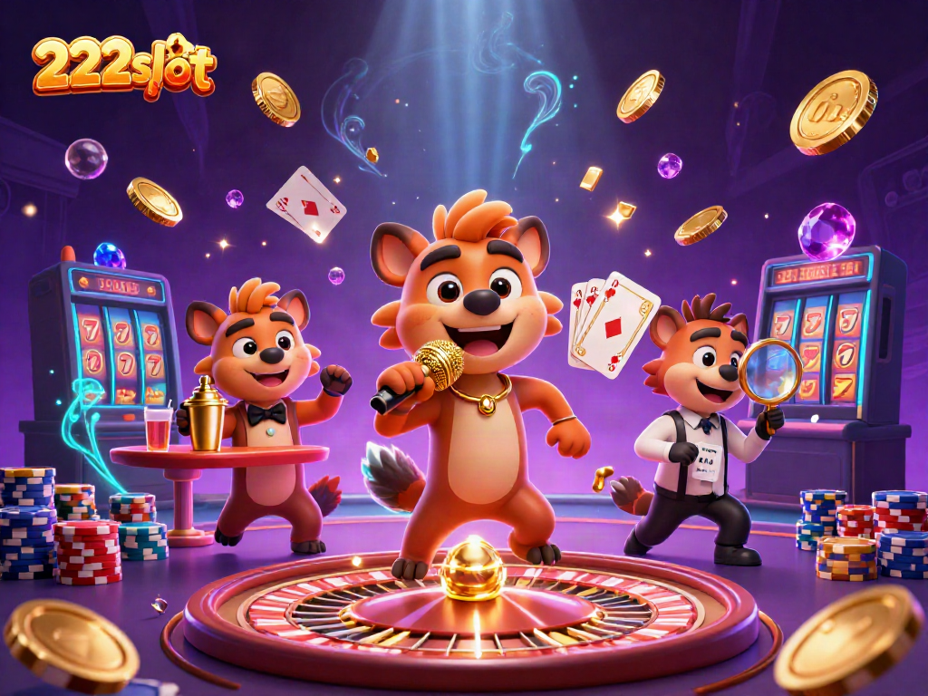 Menangkan hadiah di 222slot melalui kasino yang dikelola oleh hyena lucu dan mendengar lelucon di klub komedi.
