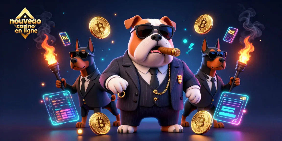 Expérimentez le nouveau casino en ligne avec cette illustration captivante des personnages du casino.