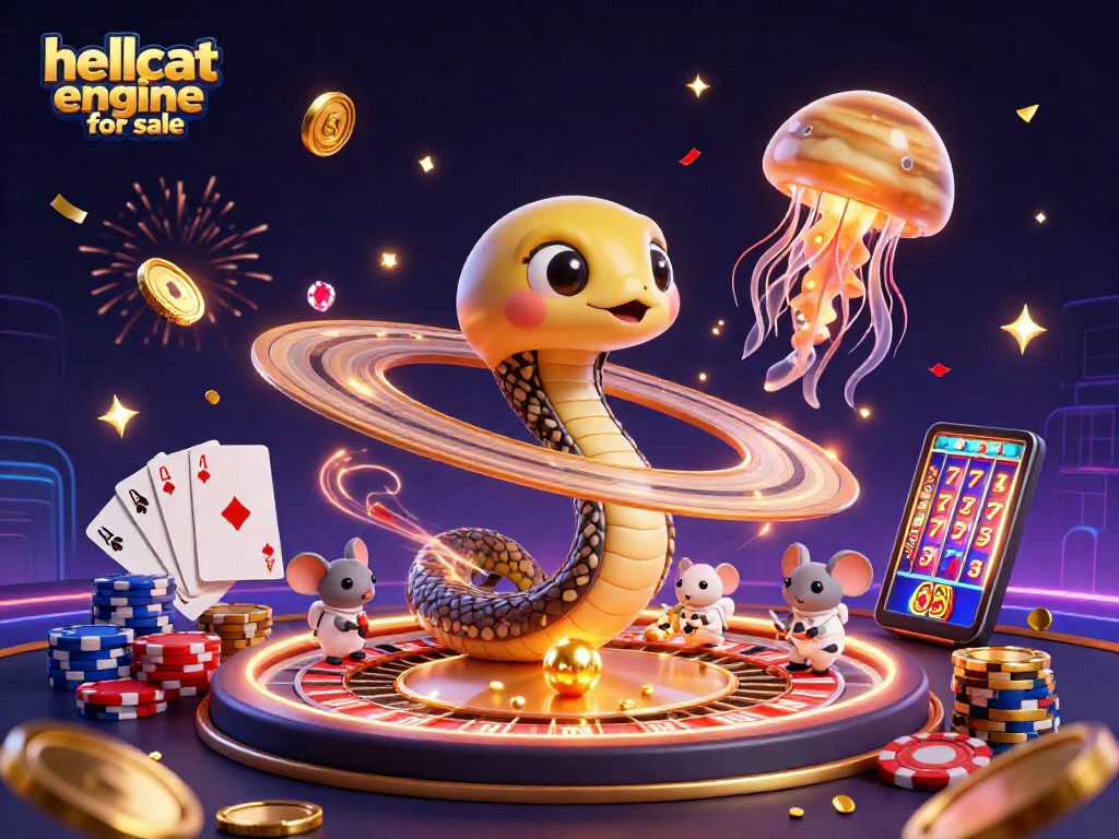 Bet on the hellcat engine for sale while tiny astronaut mice place wagers around a cosmic roulette wheel.