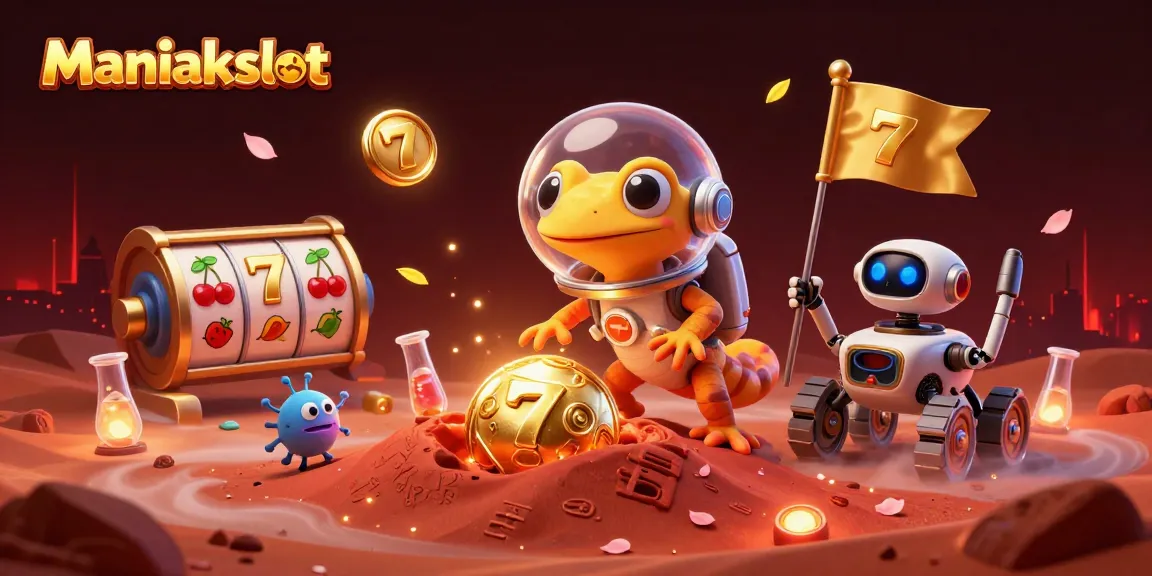 Spin the reels of Maniakslot and discover Mars' buried golden casino adventure!