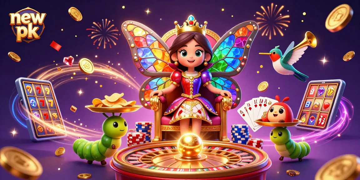 Experience exciting wins at new pk with vibrant casino elements and a festive atmosphere.